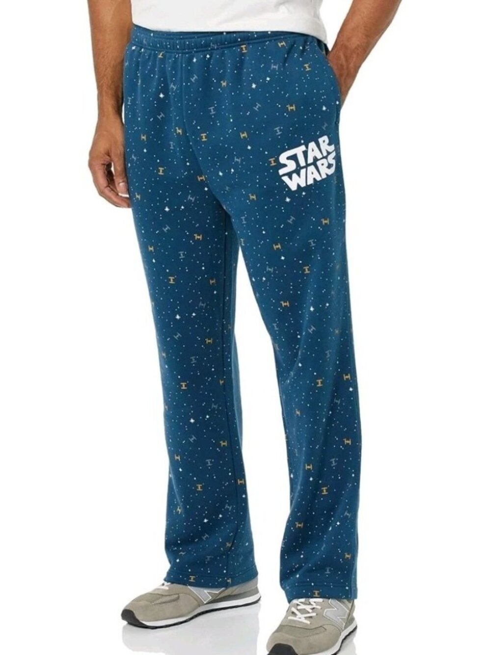 Mens Size 3xl Stars Wars Elastic Waist Sweat Pants Nwt Fleece Lined